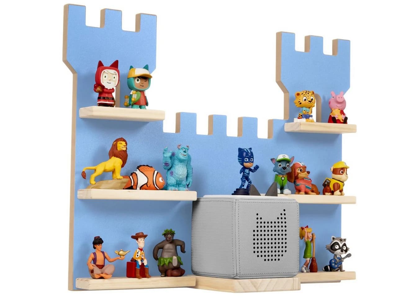 tectake Wandregal MyLittleStory Fortress für bis zu 16 Tonies - Bild 2