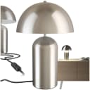 TECTAKE Schreibtischlampe Retro Pilzdesign Silber Matt Bild 1