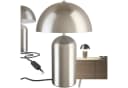 TECTAKE Schreibtischlampe Retro Pilzdesign Silber Matt Bild 3