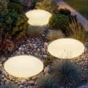 tectake LED Gartenleuchte Kugelleuchte Luminous Eye Bunt mit Fernbedienung Bild 1