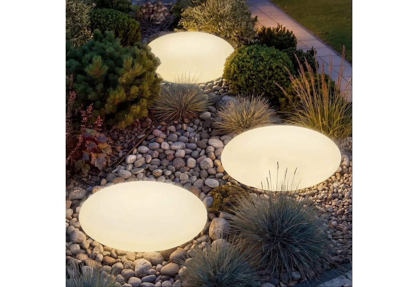 tectake LED Gartenleuchte Kugelleuchte Luminous Eye Bunt mit Fernbedienung - Bild 3