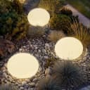 tectake Kugelleuchte LED 12W mit Fernbedienung und Erdspieß Bild 1