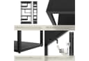 tectake Bücherregal Standregal 6 Fächer Industrial Look Schwarz Bild 4