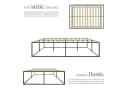 TecTake Bett Robustes Stahlgestell Plattformgestell mit Unterbettstauraum Bild 5