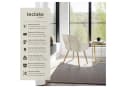tectake Esszimmerstuhl Marilyn Samt Beige Gold Set 4 St Bild 2