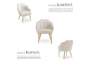 tectake Cocktailsessel Hellen Samt Gold Bild 5