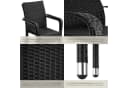 TECTAKE Rattanstuhl Girona Set 6-tlg. Stapelbar Gartenstuhl Bild 5