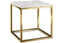 tectake Beistelltisch Alysia Modern Marmoroptik Gold Bild 3