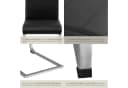 tectake Esszimmerstuhl Schwingstühle Set 8-tlg. Schwarz Kunstleder Bild 5