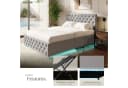 tectake Polsterbett Dunkelgrau mit LED & Stauraum Bild 5