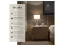 TECTAKE Schreibtischlampe Avina Modernes Design Chromfarben Bild 1