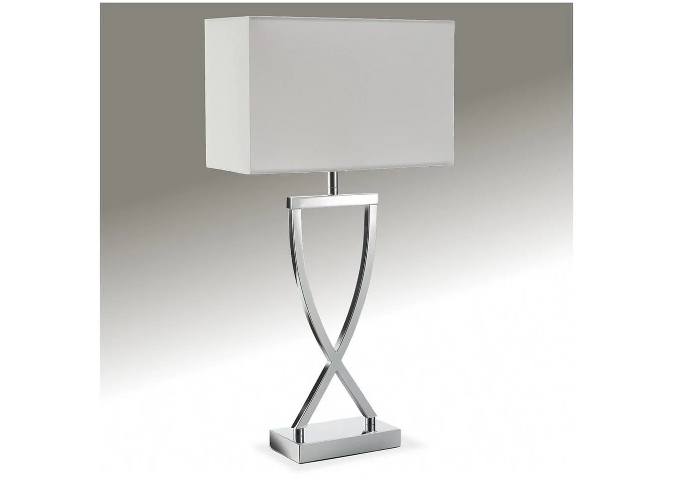 TECTAKE Schreibtischlampe Avina Modernes Design Chromfarben - Bild 2