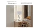 TECTAKE Schreibtischlampe Avina Modernes Design Chromfarben Bild 3