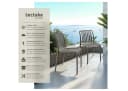 tectake Gartenstuhl Alcudia Stapelbar Grau 2 St Bild 1
