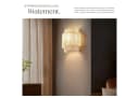 tectake Wandleuchte Lignea Lux Jute Boho-Stil Wandlampe Bild 3