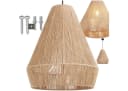 tectake Deckenleuchte Suri Boho-Stil Jute Pendelleuchte Bild 3