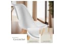 TECTAKE Esszimmerstuhl Frederikke Weiß 2er Set Ergonomisch Bild 4