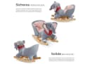 tectake Schaukelpferd Elefant mit Soundeffekt Bild 3