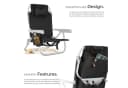 tectake Aluminium Strandstuhl klappbar mit Rucksackfunktion Bild 4
