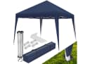 tectake Pavillon Linosa Faltbar Blau/Weiß Bild 2