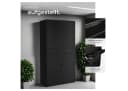 tectake Aktenschrank Cosmo Schwarz mit 2 Schubladen und 2 Abteilen Bild 4