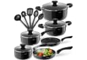 TECTAKE Topf-Set Varese 15-tlg. Aluminium Schwarz mit Antihaftbeschichtung Bild 2