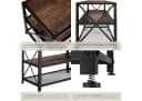 tectake Lowboard TV-Regal Industrial Style Bild 5
