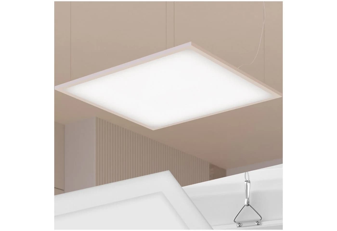 tectake LED-Paneel Lucerna Deckenleuchte Modernes LED-Paneel mit schwebendem Blacklighteffekt - Bild 2