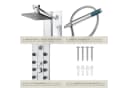 tectake Duscharmatur Aluminium Duschpaneel Regendusche Silber Bild 5