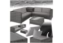 tectake Loungeset Rattan Sitzgruppe 5-tlg. Grau Bild 2