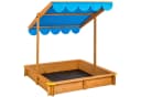 tectake Sandkasten Emilia mit verstellbarem Dach Bild 2