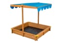 tectake Sandkasten Emilia mit verstellbarem Dach Bild 3