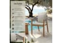 TECTAKE Gartenstuhl Manacor Akazienholz Grau/Beige 6er Set Bild 1