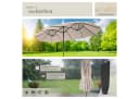 TECTAKE Sonnenschirm Silia Beige UV-Schutz 50+ höhenverstellbar Bild 5