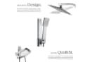 tectake Regenduschsystem Aluminium Chrom-Optik mit Handbrause Bild 3