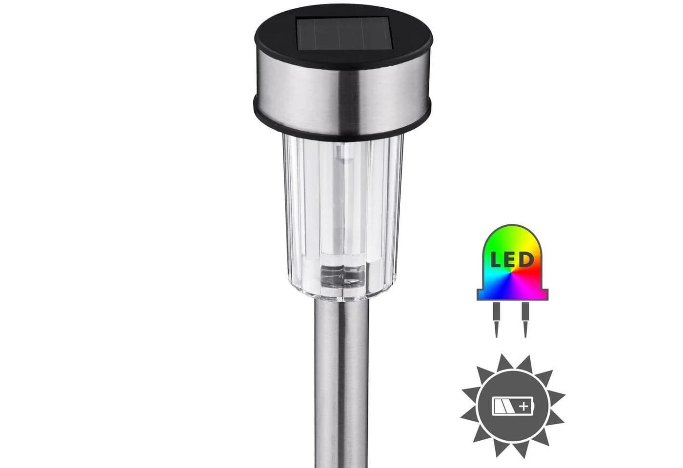 tectake LED Gartenstrahler 24-er Set LED-Solarlampen Bunt - Bild 3