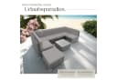 tectake Loungeset Rattan Lounge 8-tlg. Grau mit Kissen Bild 4
