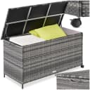 tectake Auflagenbox 253 l mit Hubautomatik und Aluminiumgestell Bild 1