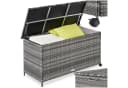 tectake Auflagenbox 253 l mit Hubautomatik und Aluminiumgestell Bild 3