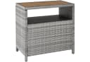 TECTAKE Gartenschrank Monscia WPC-Polyrattan Grau Wetterfest Bild 4