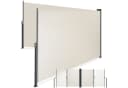 tectake Doppel-Seitenmarkise Beige Automatischer Aufrollmechanismus Bild 2