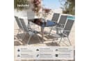 tectake Gartenstuhl Marcellino Klappbar Silber Bild 1