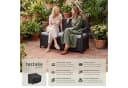 TECTAKE Gartenbank Vecchia 2-Sitzer Schwarz Polyrattan mit Stauraum Bild 1