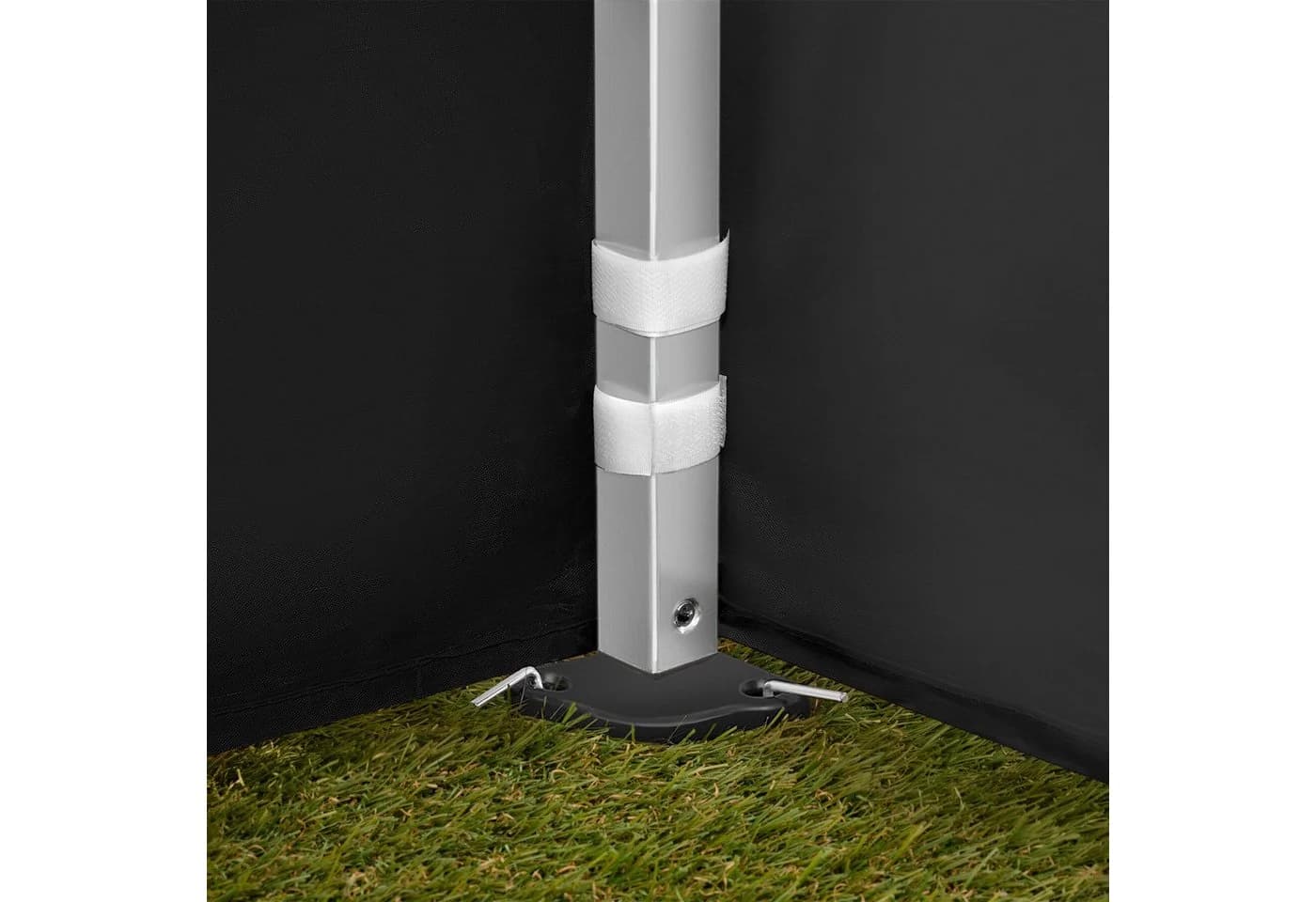 tectake Faltpavillon 6x3m Aluminium Schwarz Grau - Bild 4