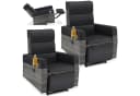tectake Rattanstuhl Pacentro Set 2 St. Wetterfest mit verstellbarer Lehne Bild 2