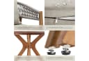 TECTAKE Gartenlounge-Set 3-tlg. Akazienholz Grau mit Kissen Bild 5