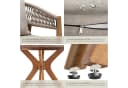 TECTAKE Gartenlounge-Set 3-tlg. Akazienholz Sand Rope-Design Bild 5
