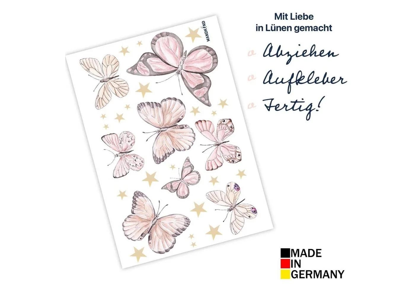 WANDKIND Wandtattoo Schmetterling Set V210 Selbstklebend - Bild 3