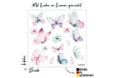 WANDKIND Wandtattoo Schmetterling Schwarm V220 - Selbstklebend & Wieder Ablösbar Bild 3