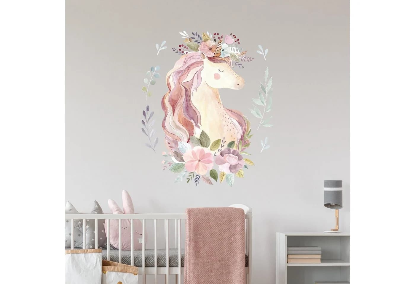WANDKIND Wandtattoo Magisches Einhorn V251 - Selbstklebend & Rückstandsfrei